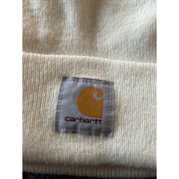 Carhartt Unisex Knit Cuffed Beanie Classic Hat Cap (White) - Picture 2 of 5